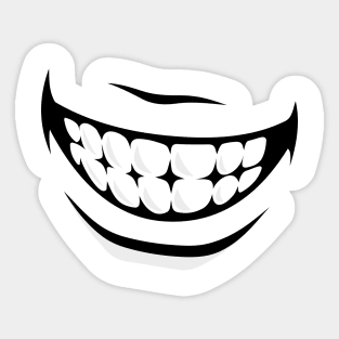 Dentists do it better - Tooth mask gift Sticker